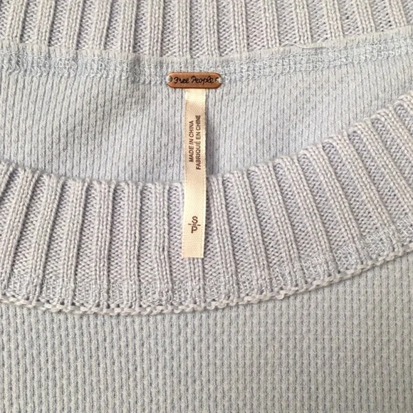 Free People Sweater Fairground Thermal Top NWT - Picture 6 of 7